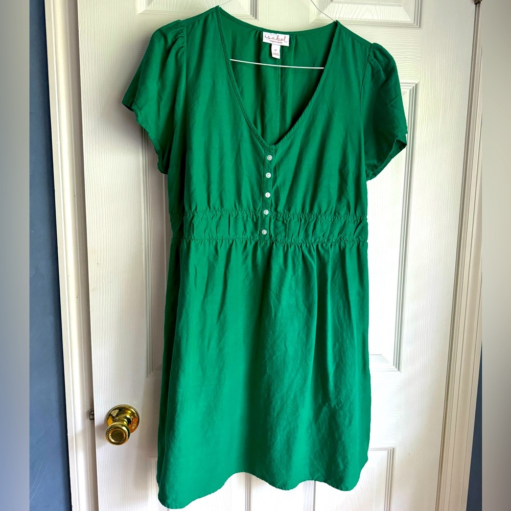 Ingrid & Isabel green maternity dress